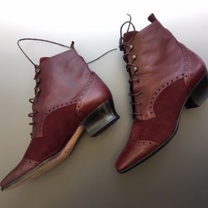 Peter Fox Designer:Leather/Suede Ankle Boots